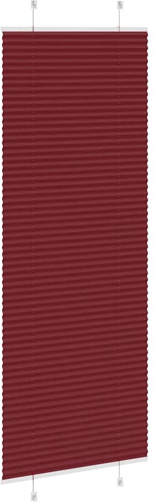 vidaXL Store plissé rouge bordeaux 70x200 cm largeur du tissu 69,4 cm