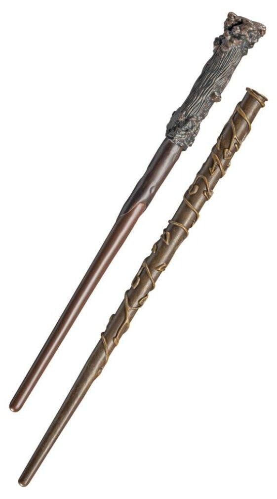 The Noble Collection Harry Potter & Hermelien Rollenspel Toverstaf Set, 2-delig, 31 cm