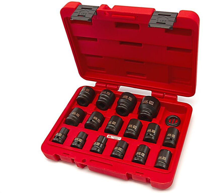 AOK 16 Pezzi Set di Bussole a cricchetto 1/2"