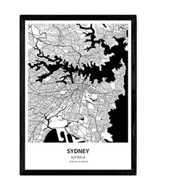 POSTER Sydney - Australien A4 Rahmenlos
