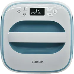 Loklik, Schneideplotter + Transferpresse, Easy Heat Press *denim blue*