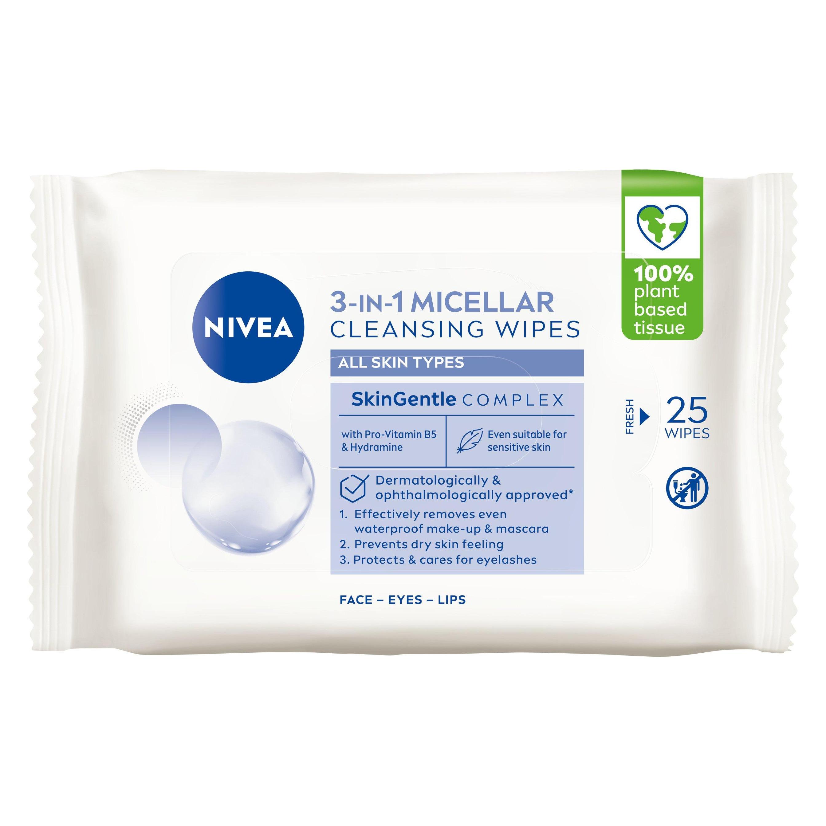 Nivea Micellar Wipes (Reinigungstücher Gesicht, 127 g) (4005900404312)