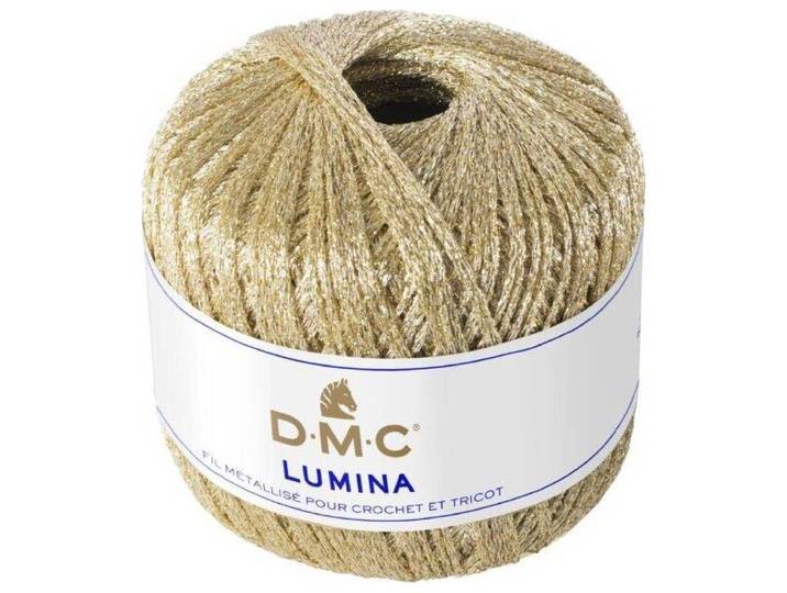DMC Lumina metal L3821 gold 20gDMC Sticktwist 310 schwarz