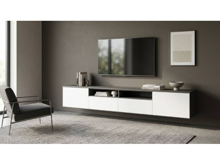 Pickawood Hängesideboard Premium Dekore Basaltgrau