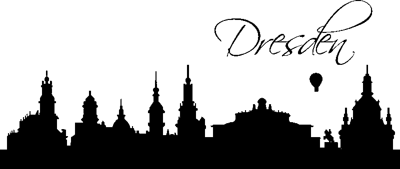 Ambiance-sticker Sticker Vue sur Dresden