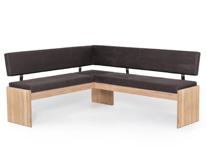 SIRION Eckbank mit Truhe aus Eiche, Material Massivholz /