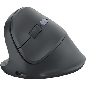 Hama Maus Vertikalmaus EMW-600L Multi-Device, 173093, 8 Tasten, 1600 dpi, kabellos, schwarz