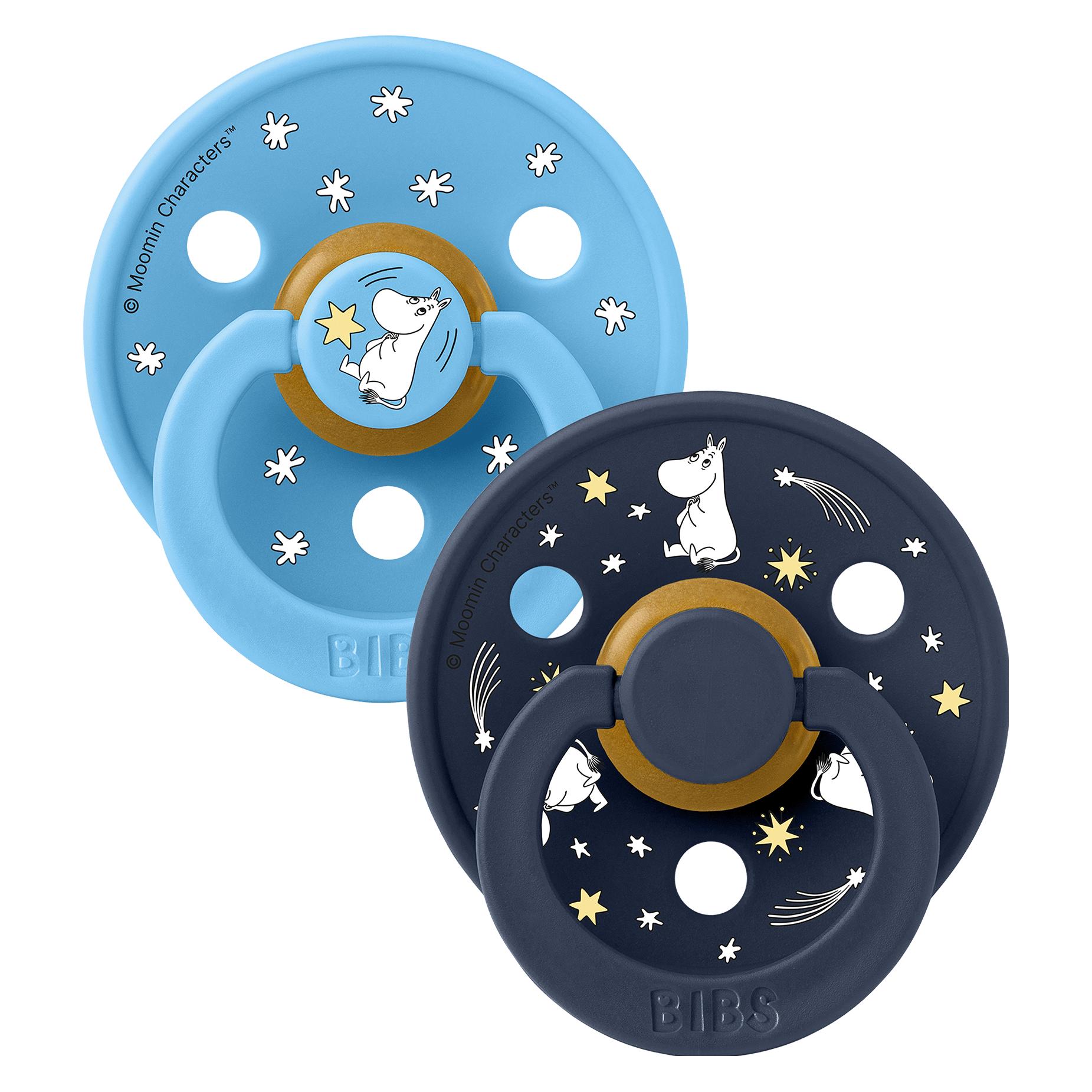 Bibs - x Moomin Pacifier Good Night - Breeze - Size 1 (2x) (11029101)