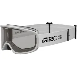 Giro, Unisex, Sportbrille, Tempo MTB Goggle (White, Clear), Weiss