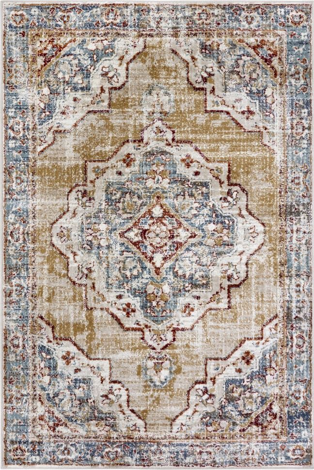 STUDIO DECO Tapis style vintage moderne beige 200x280cm Beige 280x1x200cm