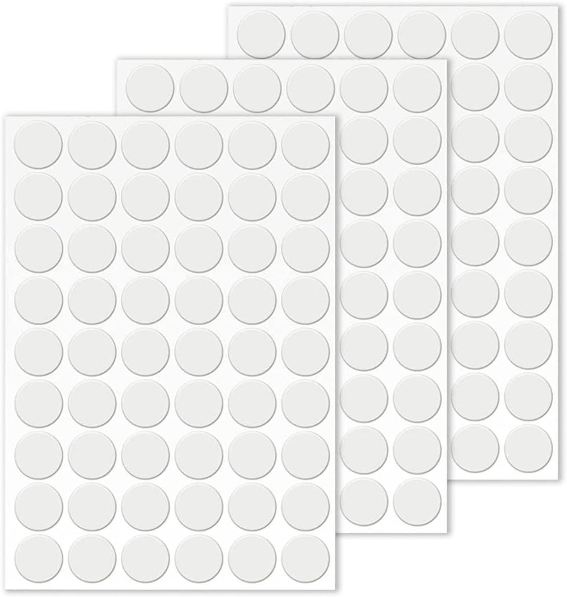 Zelfklevende Schroefdoppen 162 Stuks - Waterdichte Afdekstickers voor Meubels en Kasten