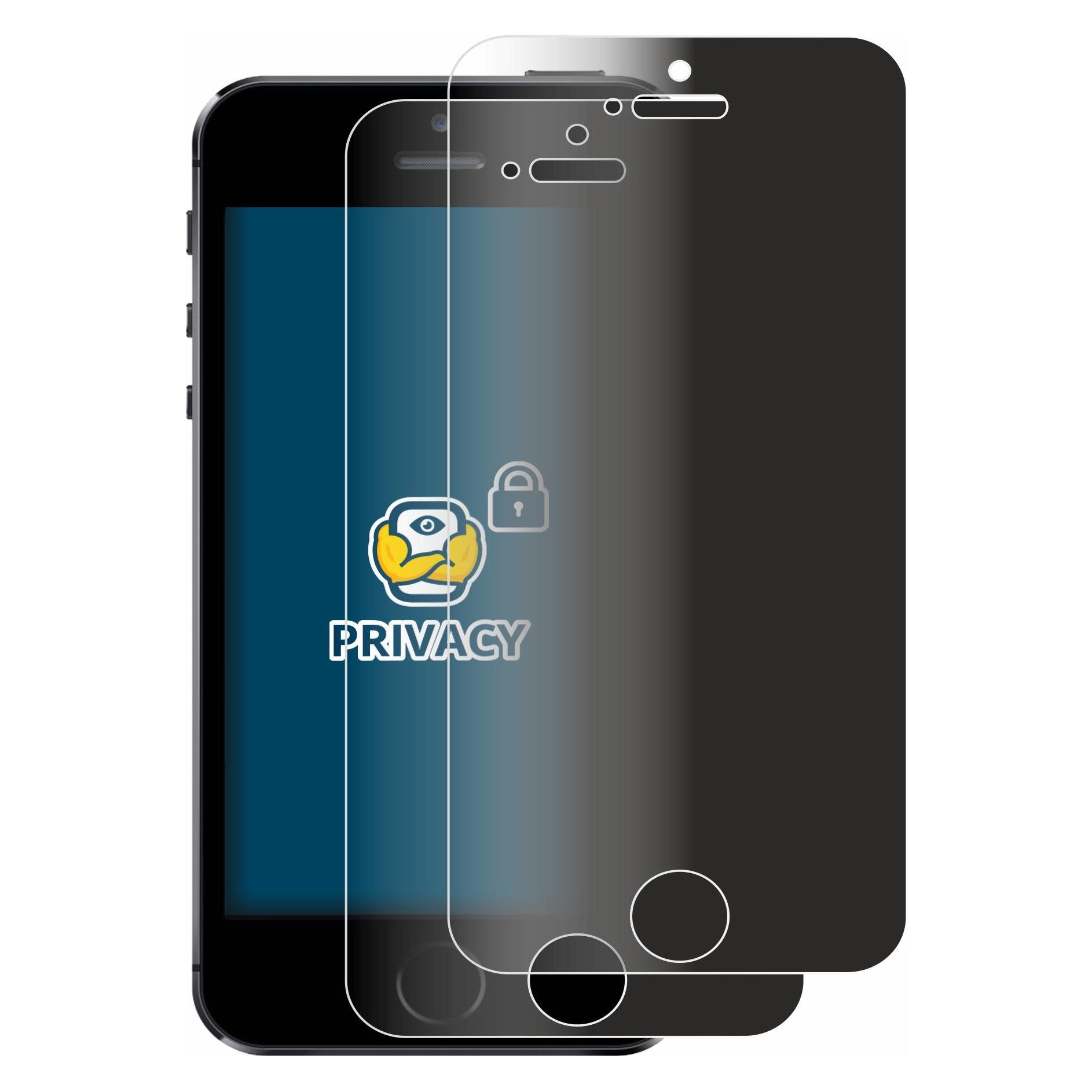 Brotect Sichtschutzfolie Anti-Spy Privacy Folie Blaulicht-Schutz (Apple iPhone 5s) (4309015)