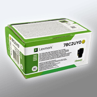 Lexmark Toner 78C2UY0 yellow