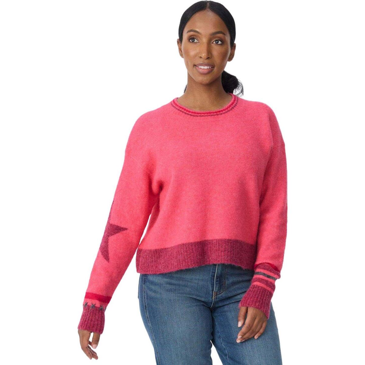 Krimson Klover Lumi Crew Neck azalea (630) L KK-F26411-630-L