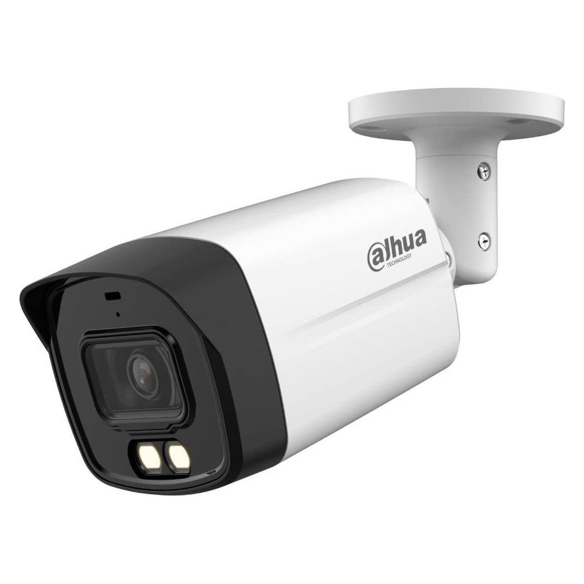 Dahua CCTV 2MP Smart Dual Light HDCVI Fixed-focal Bullet Camera, DH-HAC-HFW1200TLMP-IL-A-0280B-S6 (DH-HAC-HFW1200TLMP-IL-A-0280B-S6)