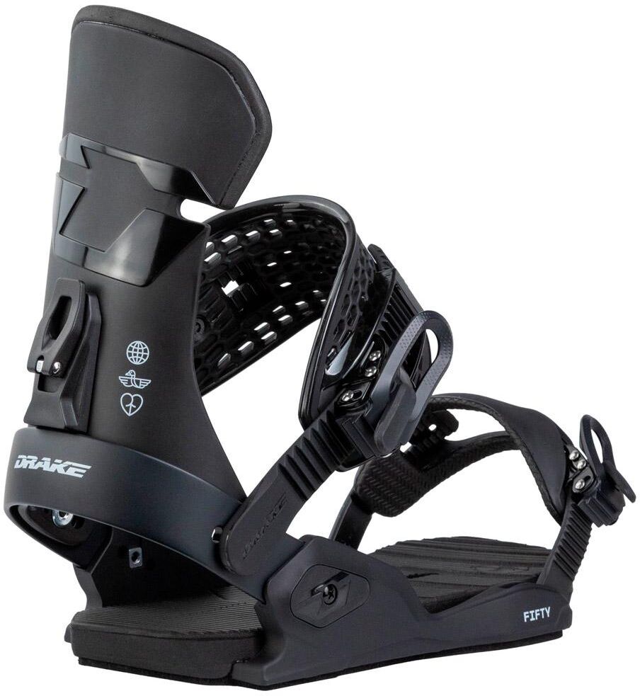 Drake  - Fifty Black - L - Fix Snowboard