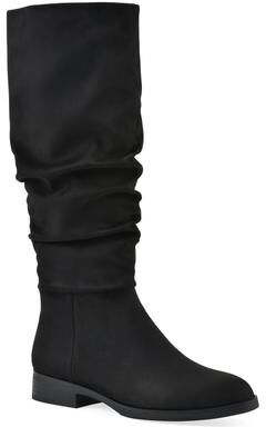 Women's Barnes Tall Shaft Boot by Cliffs in Black Fabric (Size 8 M)