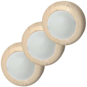 Müller-Licht LED-Unterbauleuchte Alio Push, tageslichtweiß, mit Batterie, Ø 6,2 cm, 3 Stück