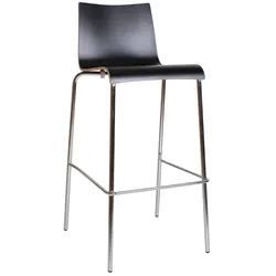pemora Barhocker Barstuhl Gastronomie ROMAN HPL schwarz