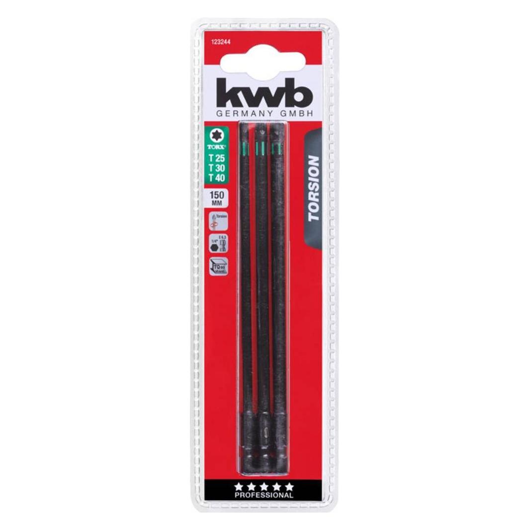 kwb 3 Bits 150mm T Set 2 Tors. (123244)