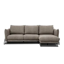ECKSOFA HOSTEN 4-Sitzer, taupe