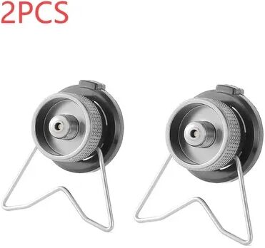 Smart Shopping Spot Portable Butane Adapter For Camping Stove Gas Conversion With Bracket 2pcs