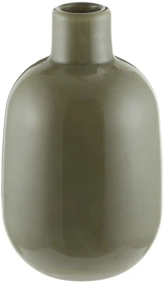 HOME STORY Vase   ¦ grün ¦ Glas ¦ Maße (cm): B: 9 H: 15,5
