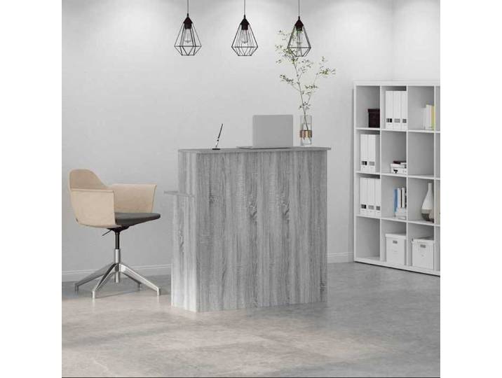 Gris bureau - VIDAXL - Pour Étudiant / salarié - de réception sonoma gris 100x50x103 5 cm bois ingénierie LV7062