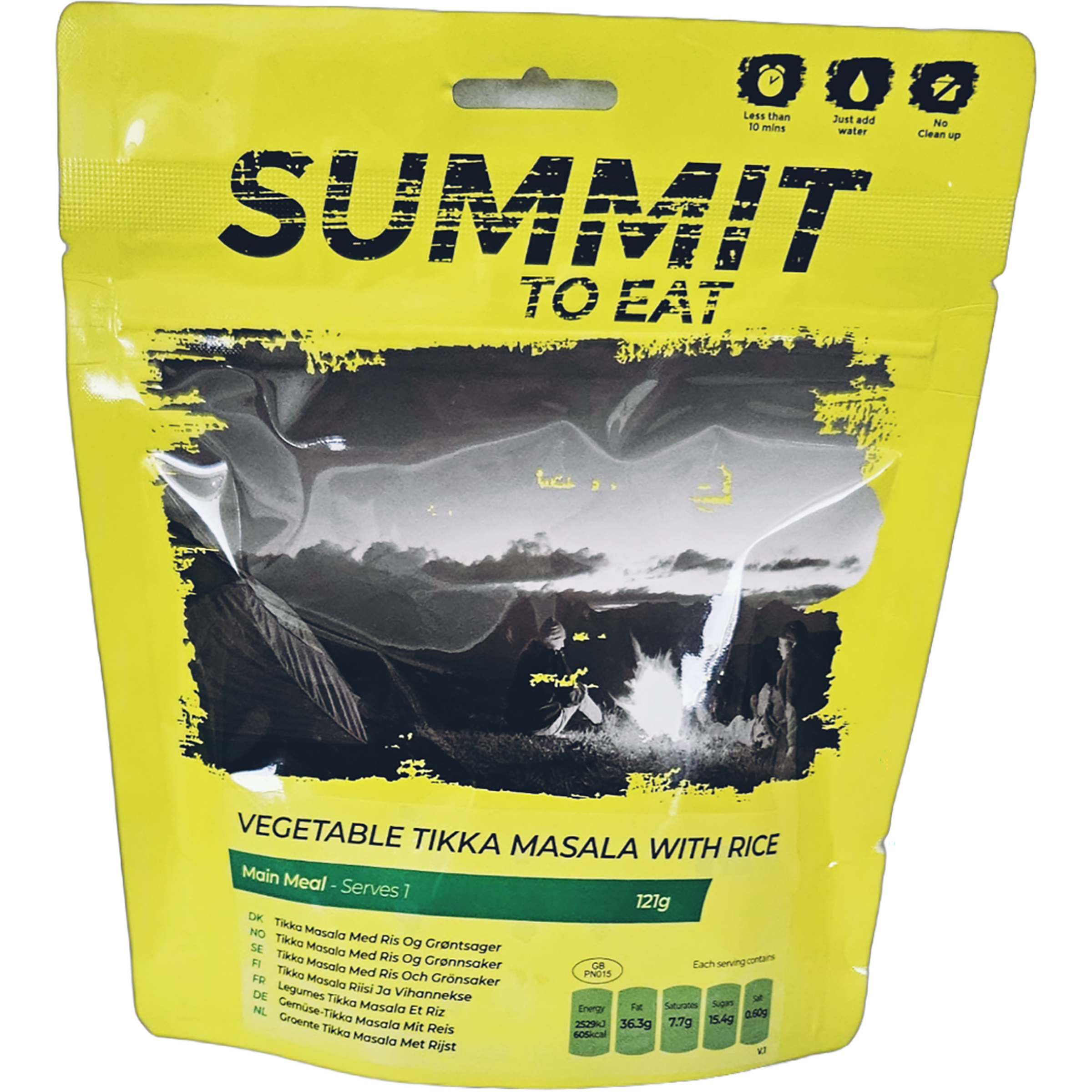 Summit To Eat Gemüse Tikka Masala mit Reis Trekkingnahrung Größe 201g