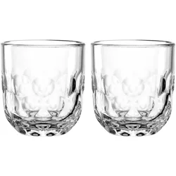 Leonardo Kaffeebecher Gocce 2tlg. Glas Transparent Klar