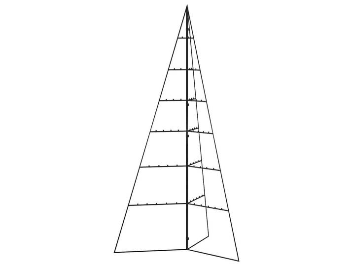vidaXL Weihnachtsbaum Metall Für Dekorationen Schwarz 140 Cm, 140 cm, Dekoration, Weihnachtsdekoration, Christbäume & Zubehör