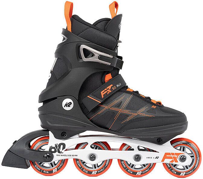 K2 Herren Inlineskates F.I.T. 80 Alu schwarz   44 M