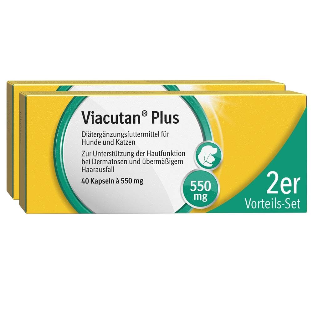 2x Viacutan Plus 2x40 St Kapseln