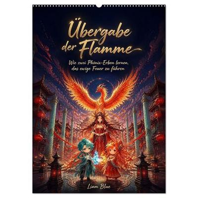 Übergabe der Flamme (Wandkalender 2027 DIN A2 hoch), CALVENDO Monatskalender
