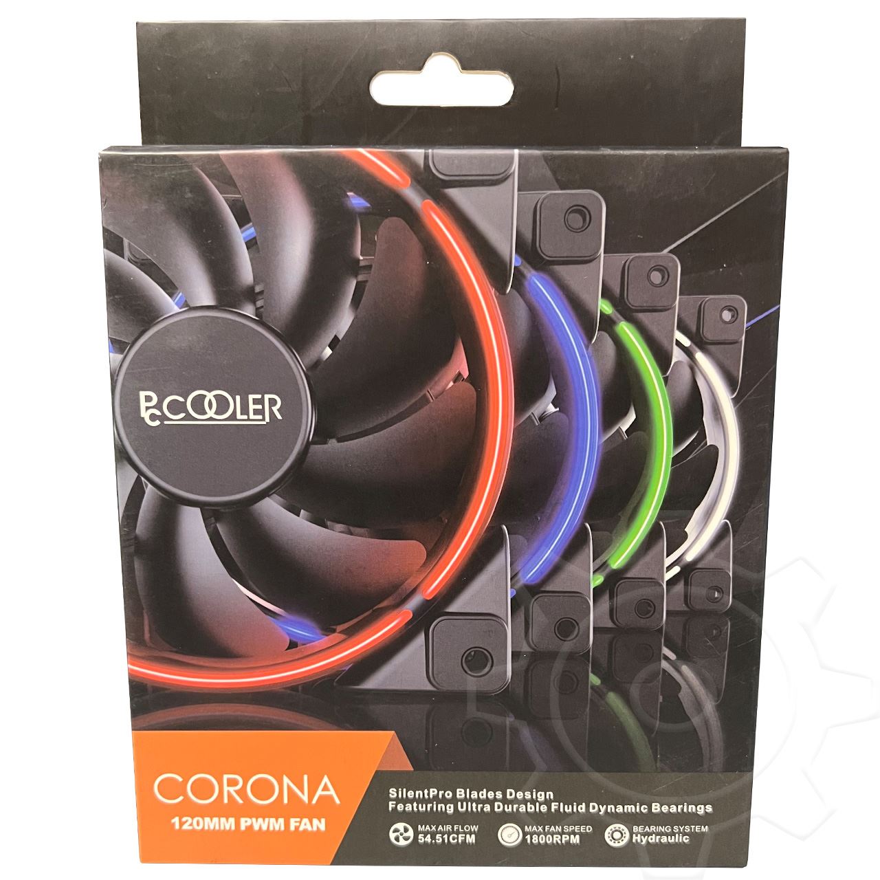 120mm PCCOOLER Corona Weiß Lüfter