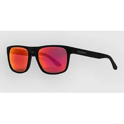 Horsefeathers Keaton Matt Black Sonnenbrille mirror red Gr. Uni