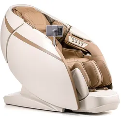 Massagesessel Rio Stoff Schwarz, Braun Schwarz /