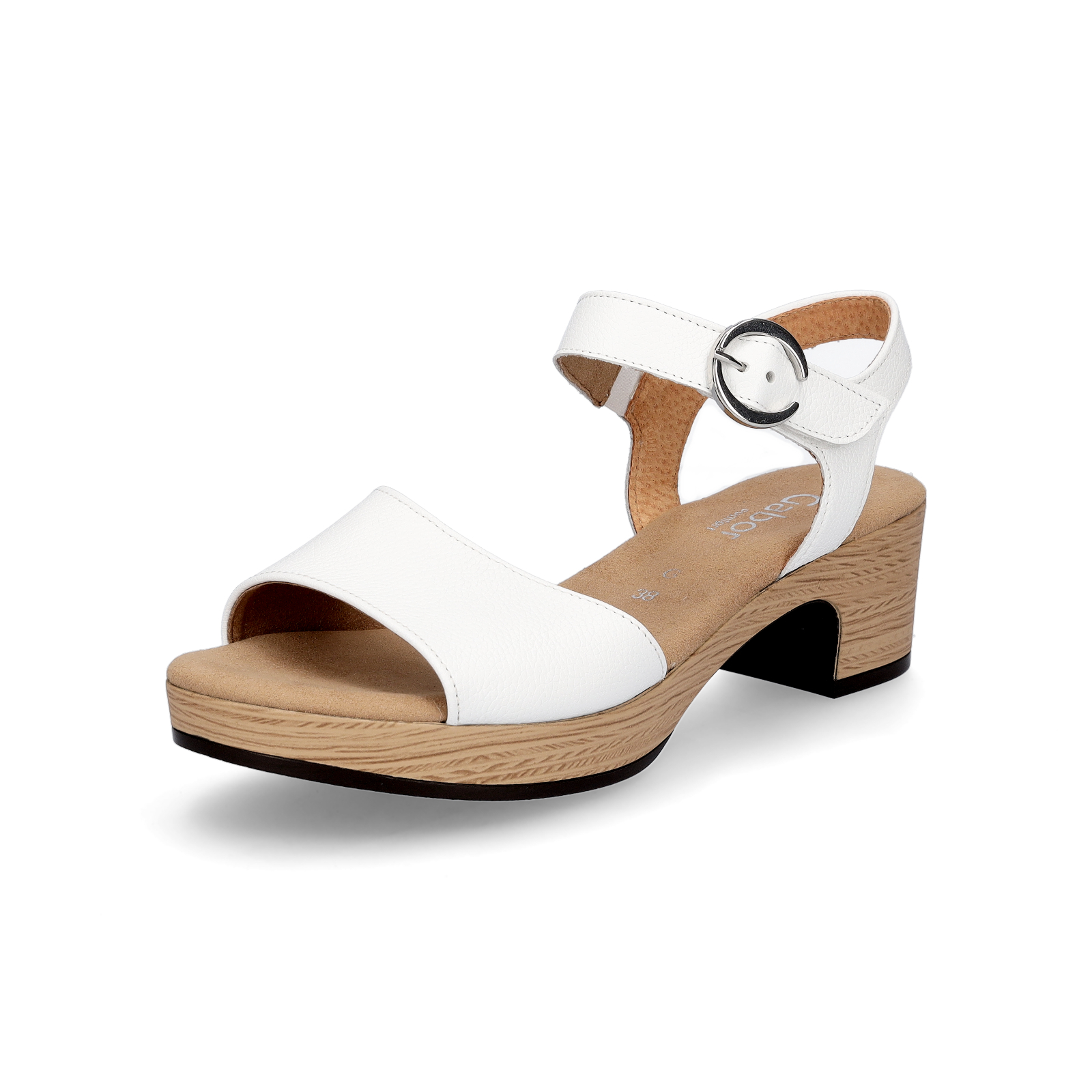 Gabor KRETA Damen Sandalette - Riemchen Sandalen weiß Elegant NEU
