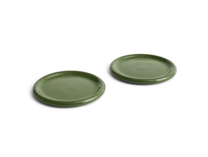 HAY Assiette Barro Green, Ø24 cm lot de 2
