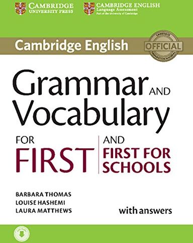 Barbara Thomas - Grammar and Vocabulary for First and First for Schools: Book with answers and audio download - Preis vom 15.10.2026 23:06:25 h