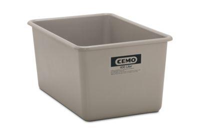 Rechteckbehälter Standard, GFK, 400 l, grau