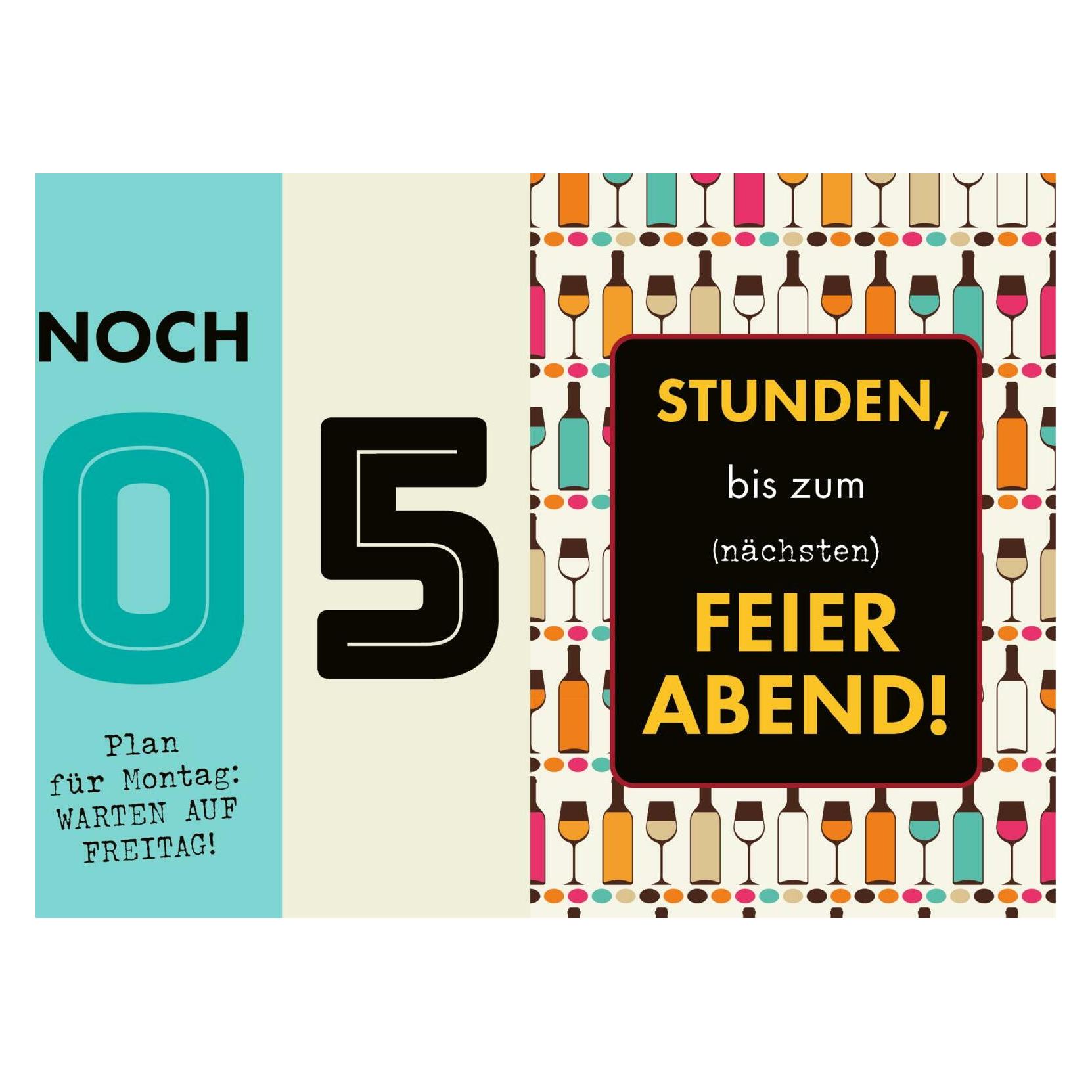 Carlsen Countdown-Kalender für's Büro (144 mm x 112 mm) (42080434)