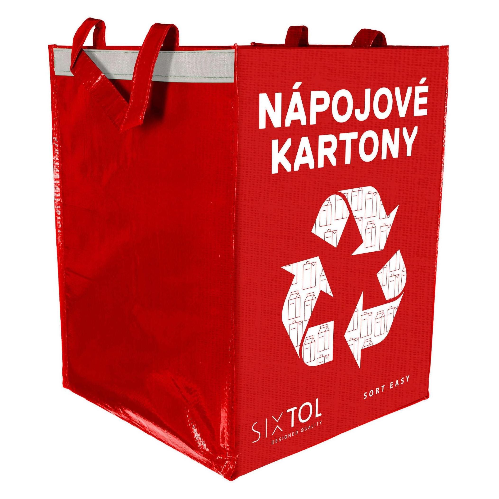 Sixtol Sortierte Mülltüte SORT EASY CARTON, 30x30x40cm, 36l (36 l) (SX4207)