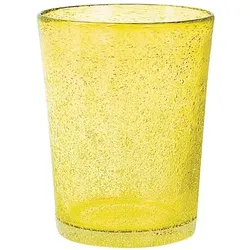 Konfekt 6er Pack Jade Softdrinkgläser gelbes Glas cl 46