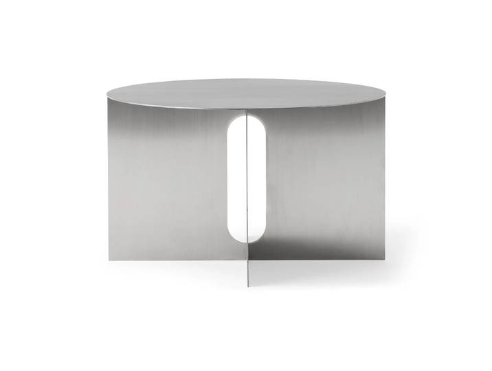 Audo Copenhagen Androgyne Beistelltisch Ø63 cm Brushed steel