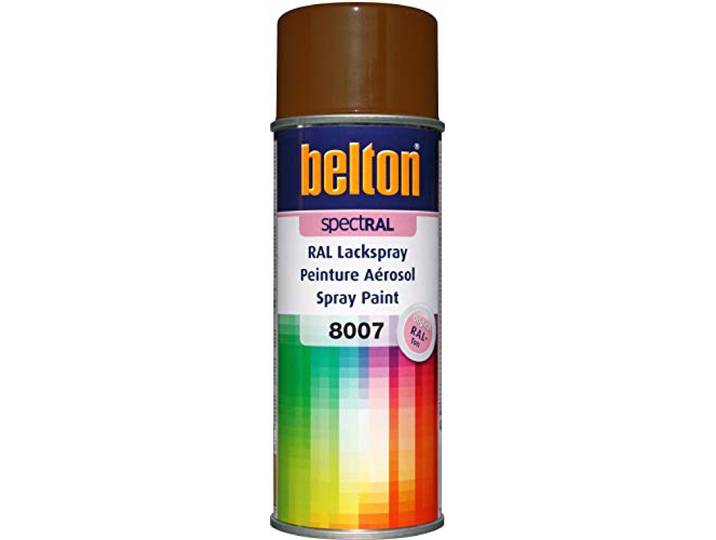 belton SpectRAL RAL 8007 Spray de peinture brillant RAL 400 ml - Qualité professionnelle