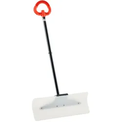VEVOR Schneeschaufel, 610x1250mm Schneeräumer mit ergonomischem Griff, HDPE-Schaufelblatt, Schneeräumwerkzeug, tragbarer Schneeschieber zum Reinigen von Einfahrten, Treppen und Gehwegen