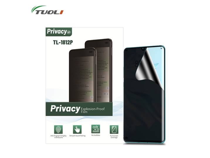 TUOLI-Protecteur de téléphone portable anti-espionnage, hydrogel de confidentialité, protecteur de film spécial pour TL168, TL568MAX, TL518, 256, 50 pièces