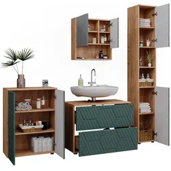 Vicco, Badmöbelset, Irma mit Schubladenschrank und Midischrank