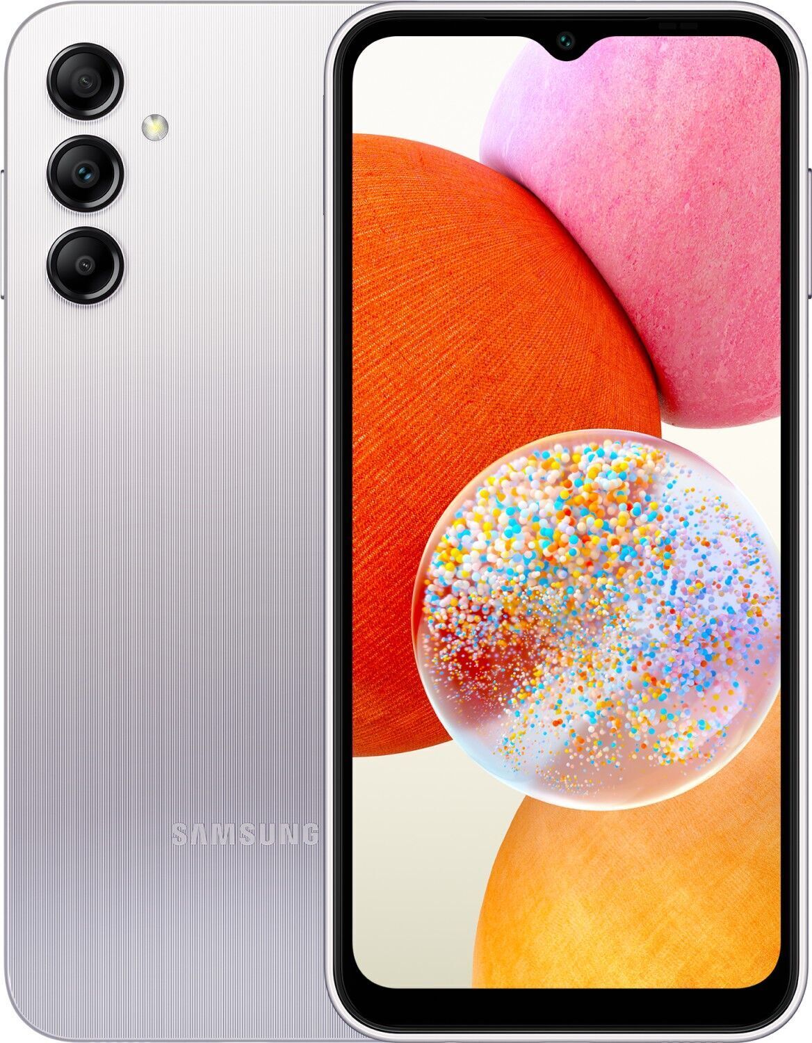 SAMSUNG Galaxy A14   4 GB   64 GB   Dual-SIM   silver - Refurbished